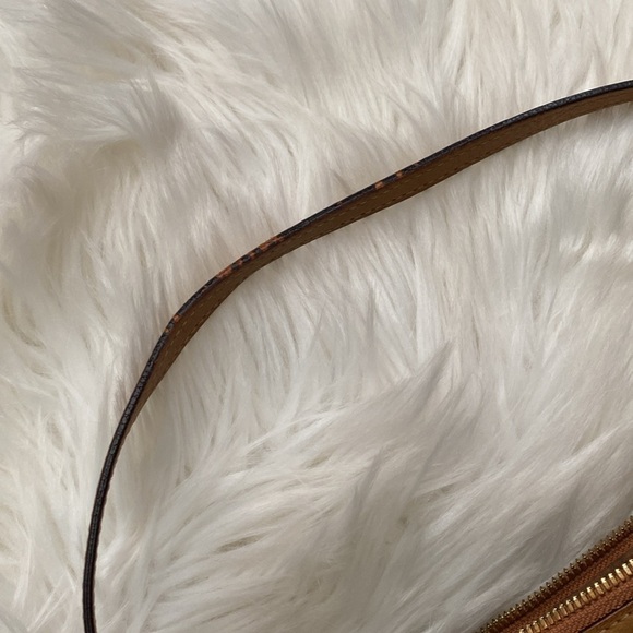 MCM Brown Monogram shoulder Bag - Picture 7 of 14
